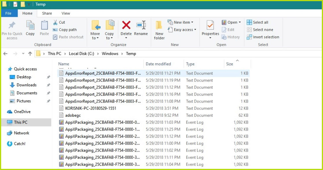 how to cleanup appdata folder